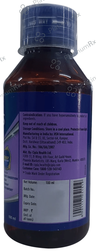 Cofsils Wet Cough 15/100mg Syrup 100ml