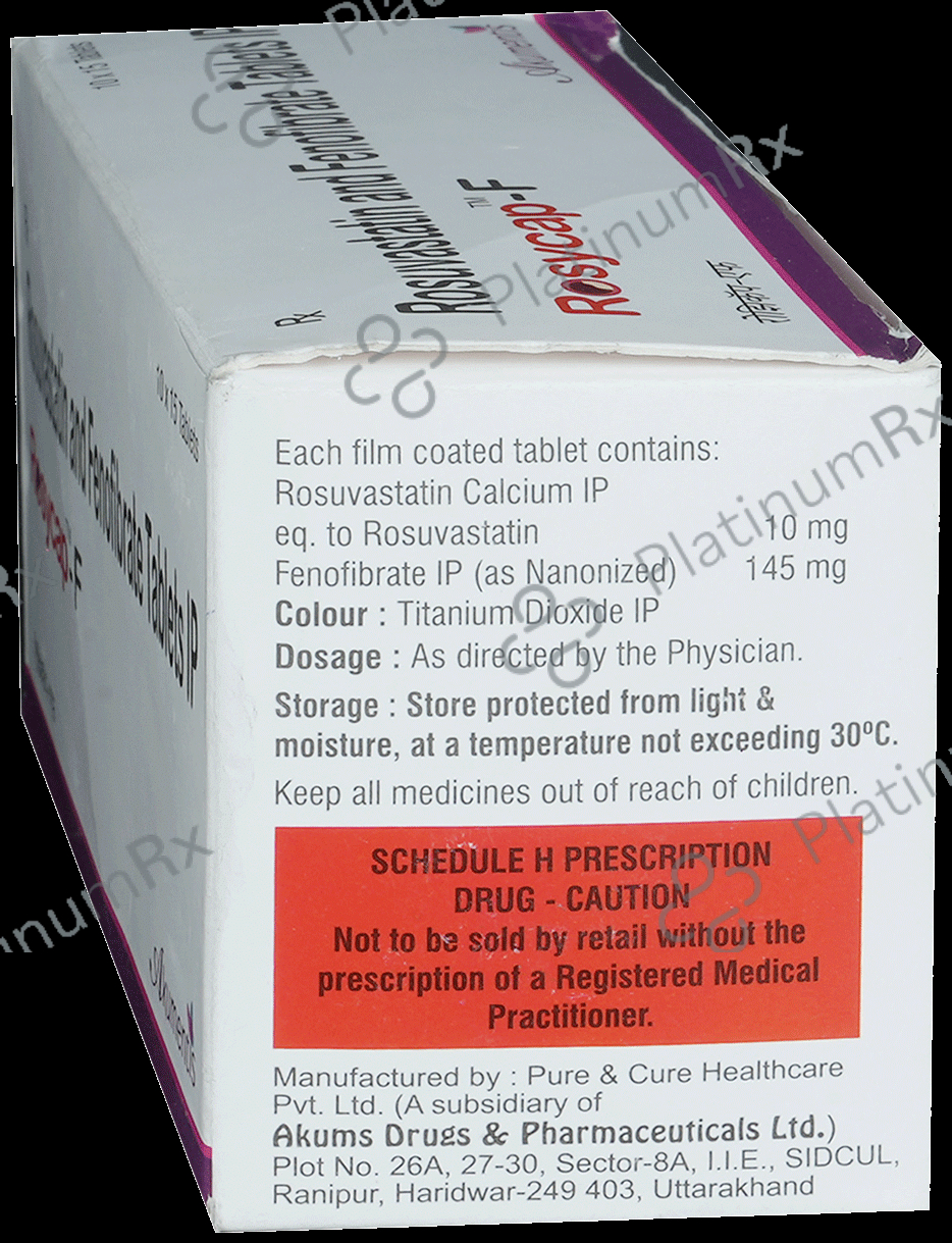 Rosycap F 145/10mg Tablet 15s