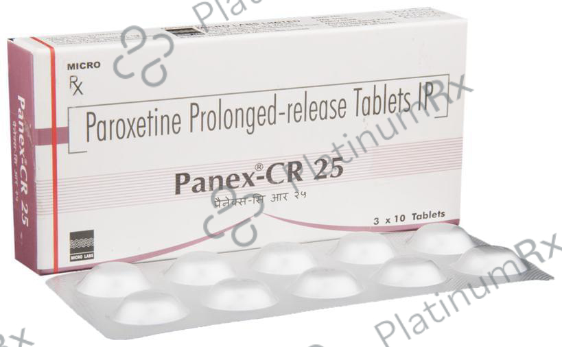 Panex CR 25mg Tablet 10s