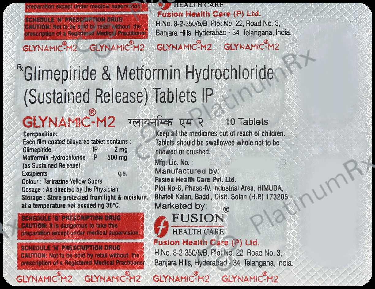 Glynamic M 2/500mg Tablet 10s