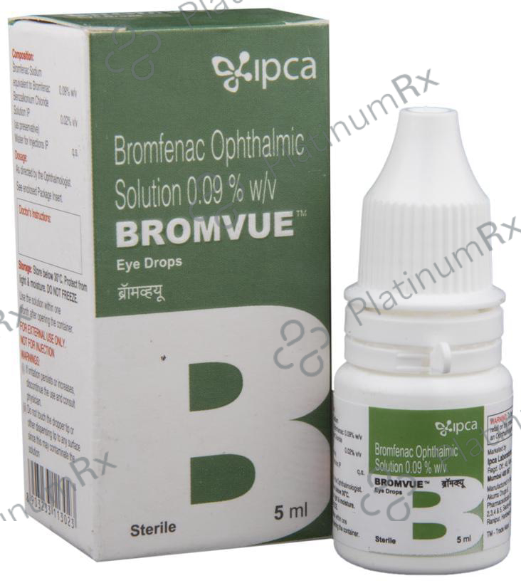 Bromvue 0.09% Eye Drops 5ml