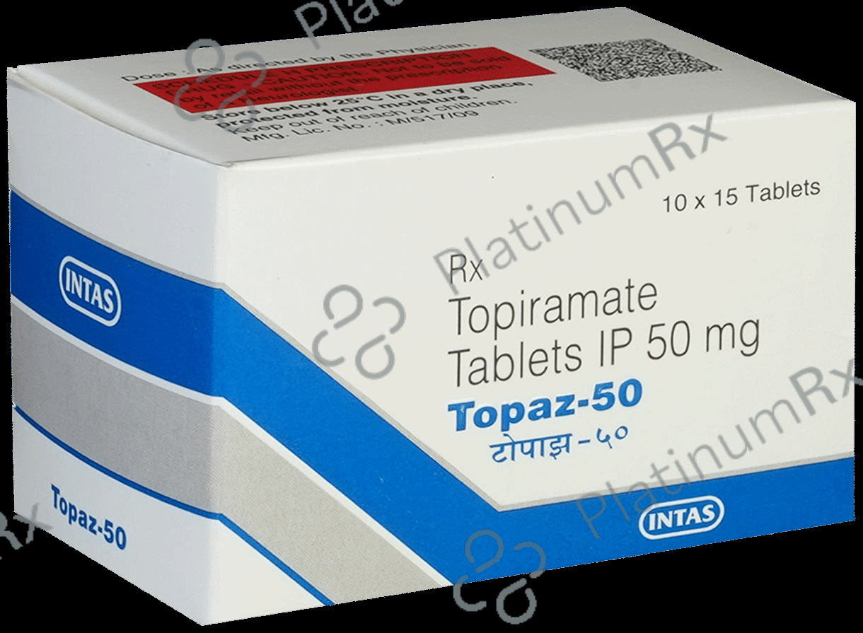 Topaz 50mg Tablet 15s