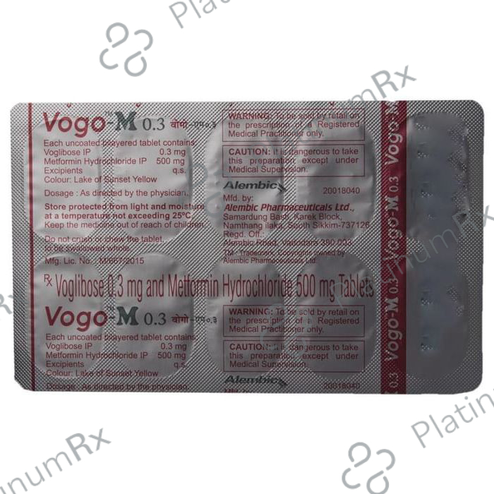 Vogo M 0.3/500mg Tablet 10s