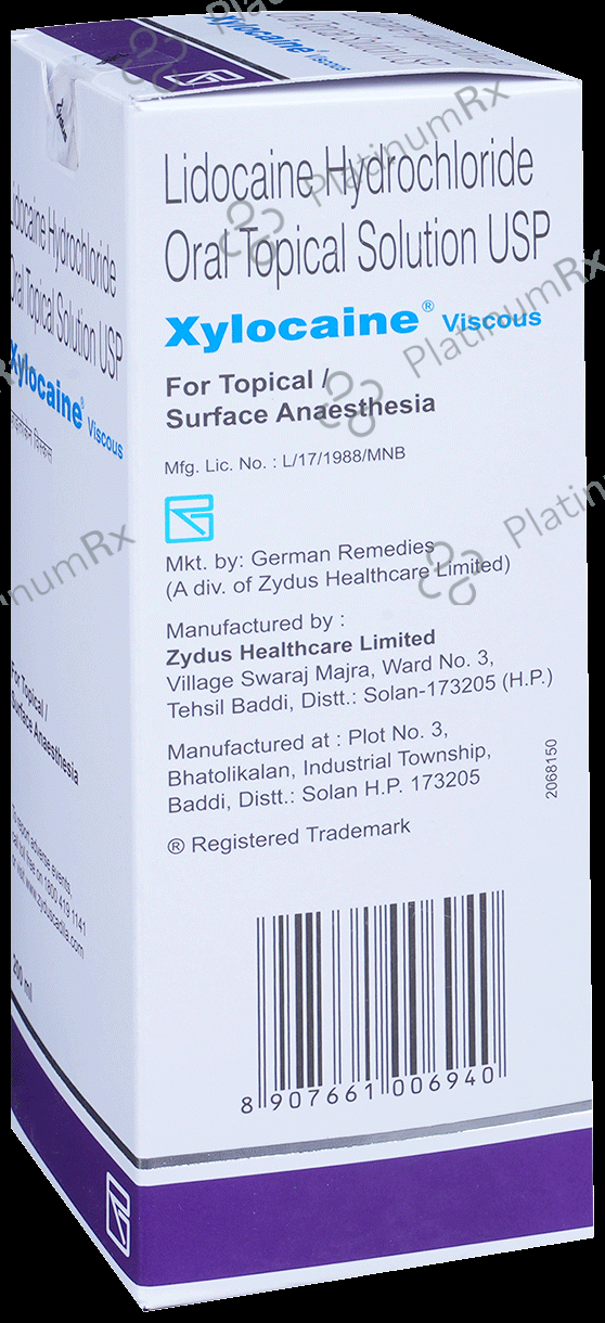 Xylocaine 20mg Viscous Solution 200ml