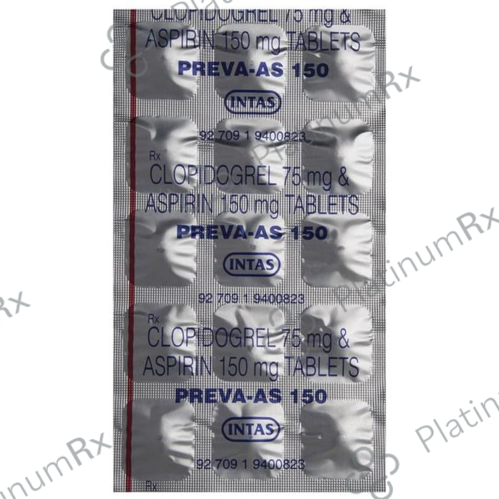 Preva AS 150/75mg Tablet 15s
