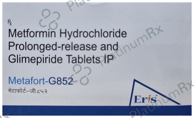 Metafort G 2/850mg Tablet SR 10s