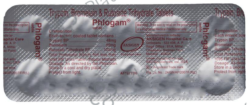 Phlogam 90/100/48mg Tablet 10s