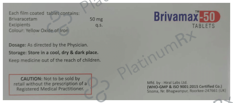 Brivamax 50 Tablet
