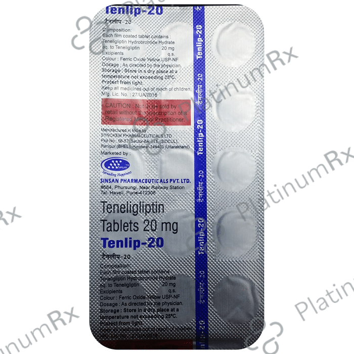 Tenlip 20 Tablet 10 Tablet