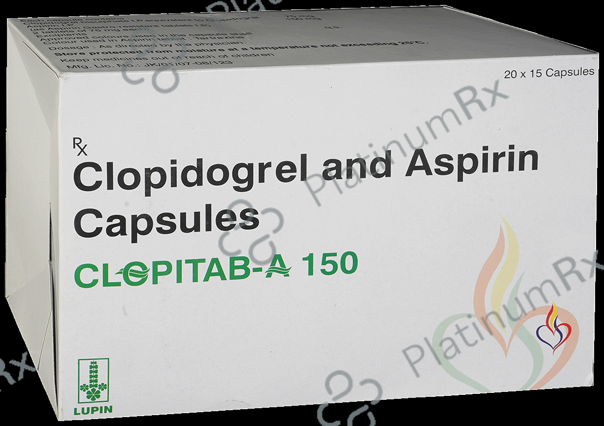 Clopitab A 150/75mg Capsule 15s