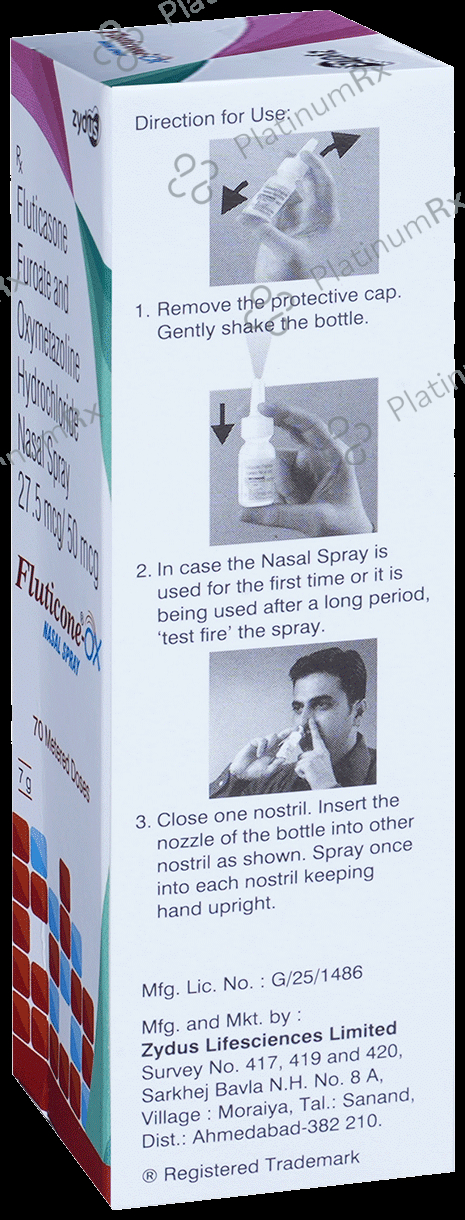 Fluticone OX Nasal Spray 7gm