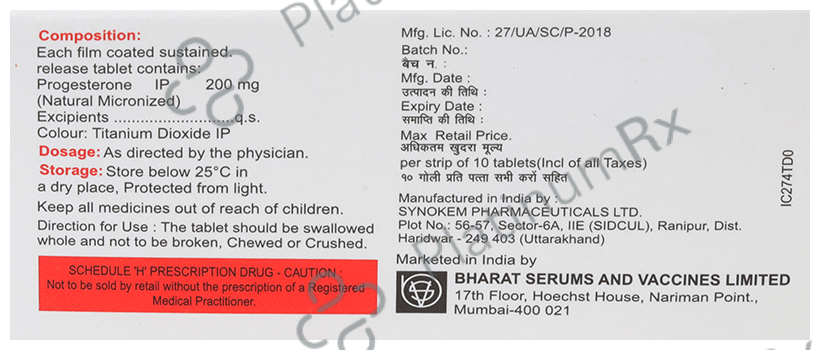 Miprogen SR 200mg Tablet 10s