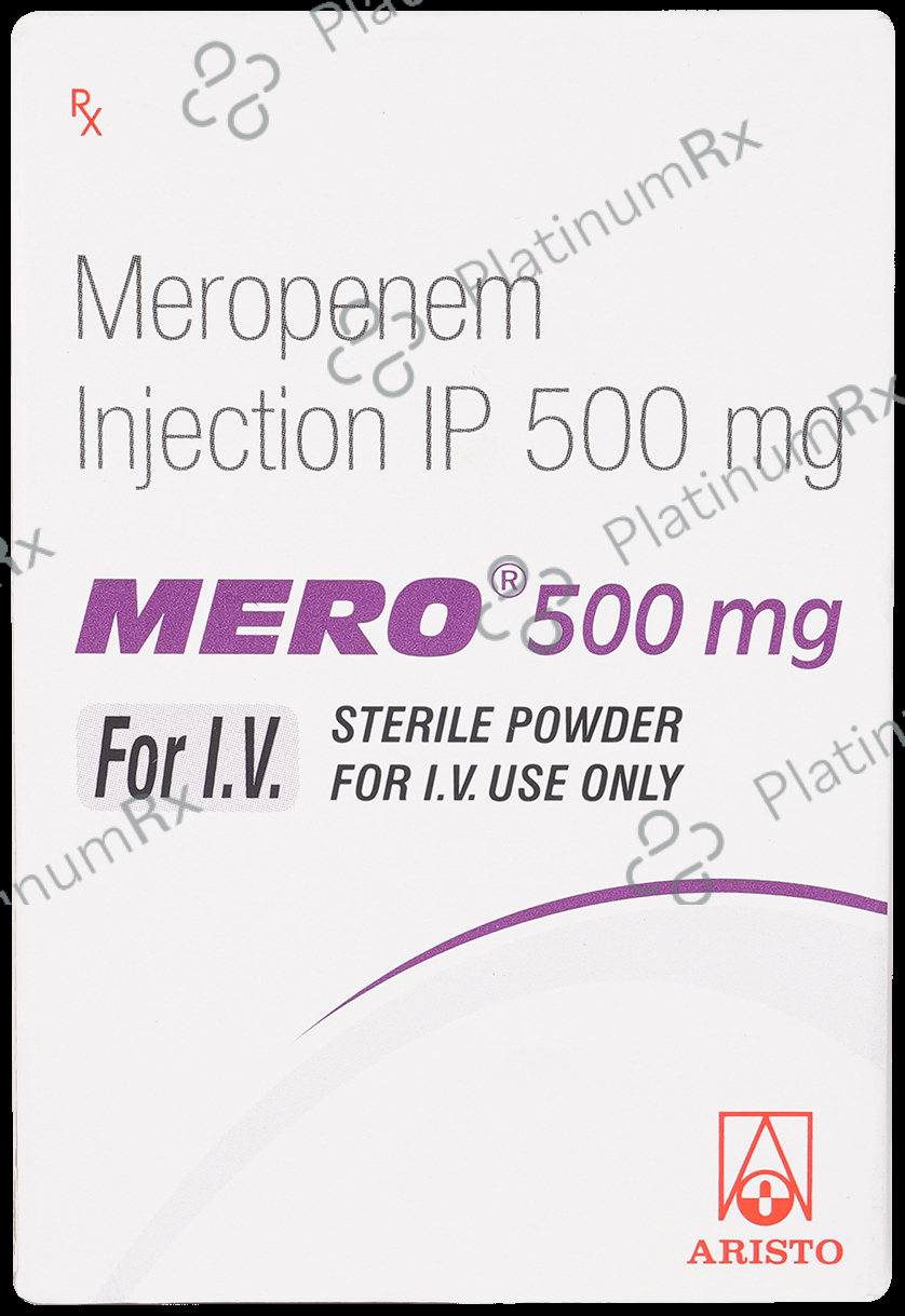 Mero 500mg Powder for Injection 1s
