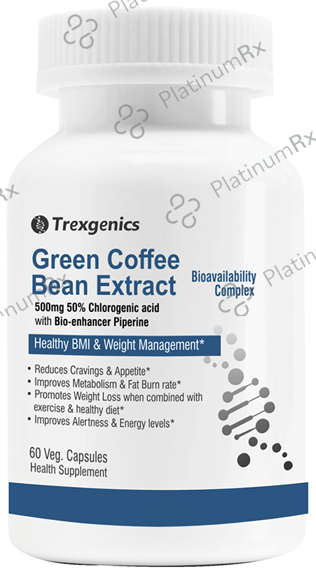 Trexgenics Green Coffee Bean Extract Veg Capsule