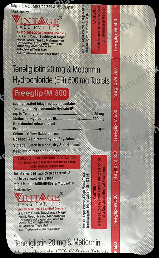 Freeglip-M 500 Tablet ER