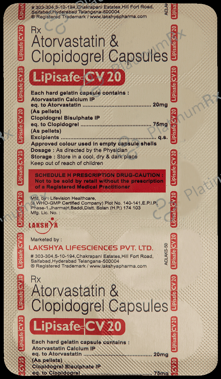 Lipisafe CV 20 Capsule