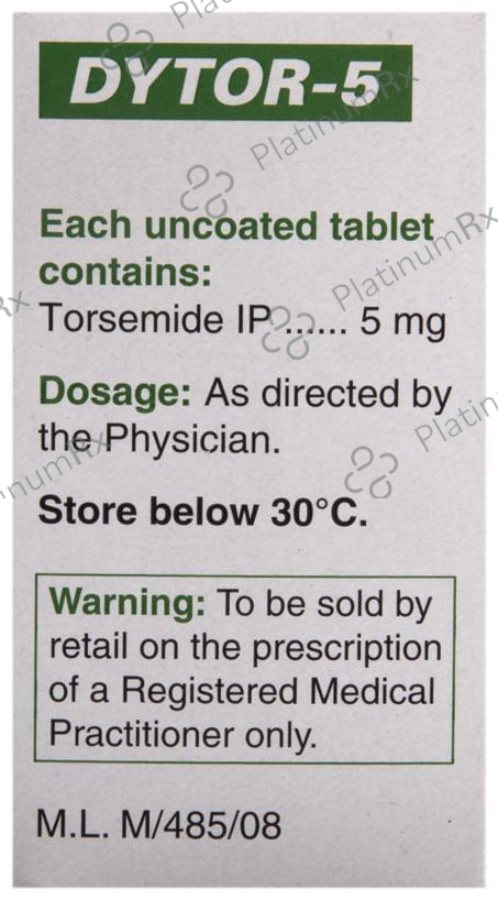 Dytor 5mg Tablet 15s