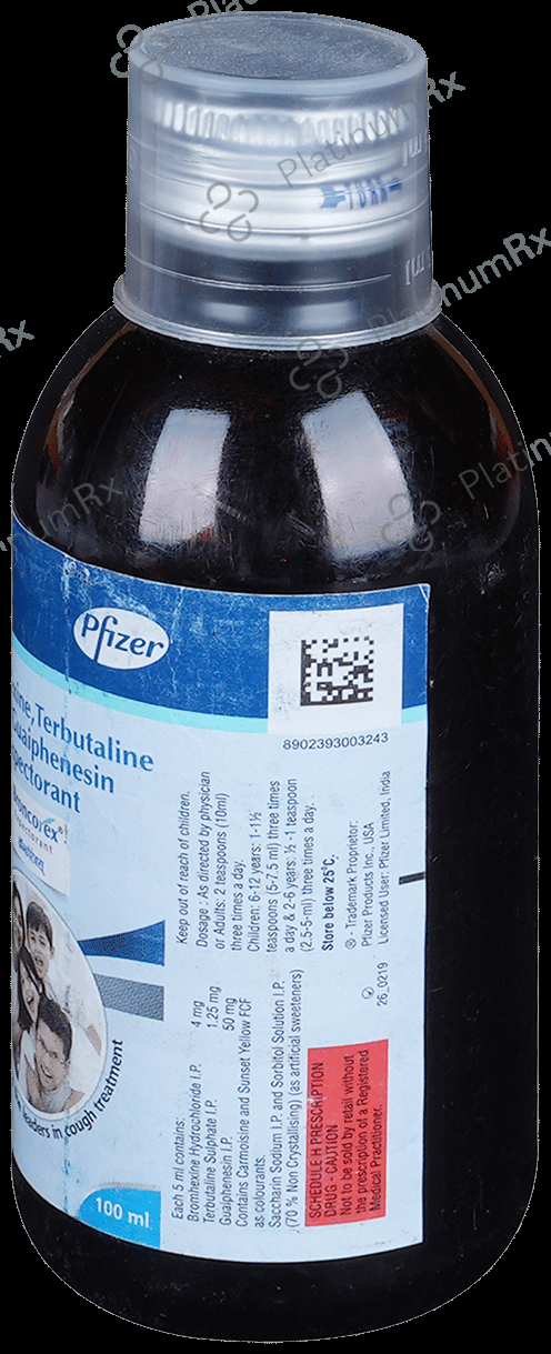 Broncorex Expectorant 100 Syrup