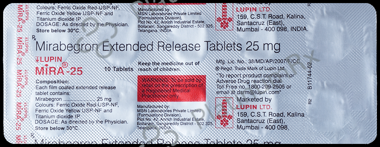 Lupin Mira 25 Tablet ER