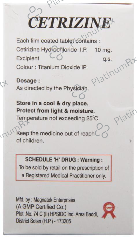 Cetrizine Tablet