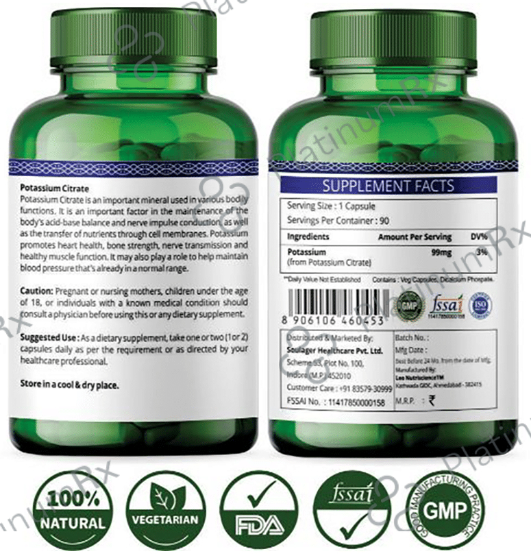 Simply Herbal Potassium Citrate Capsule