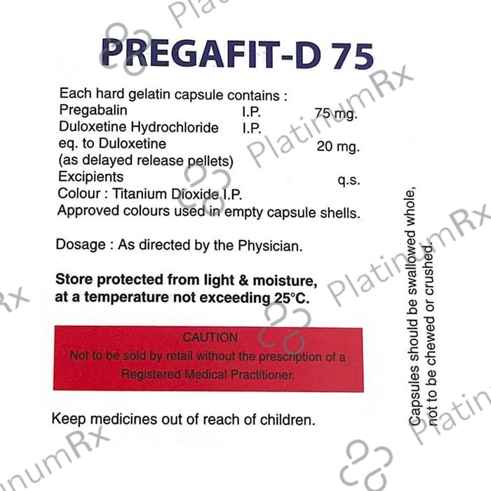 Pregafit-D 75 Capsule
