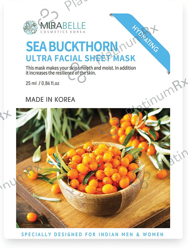 Mirabelle Cosmetics Korea Sea Buckthorn Ultra Facial Sheet Mask