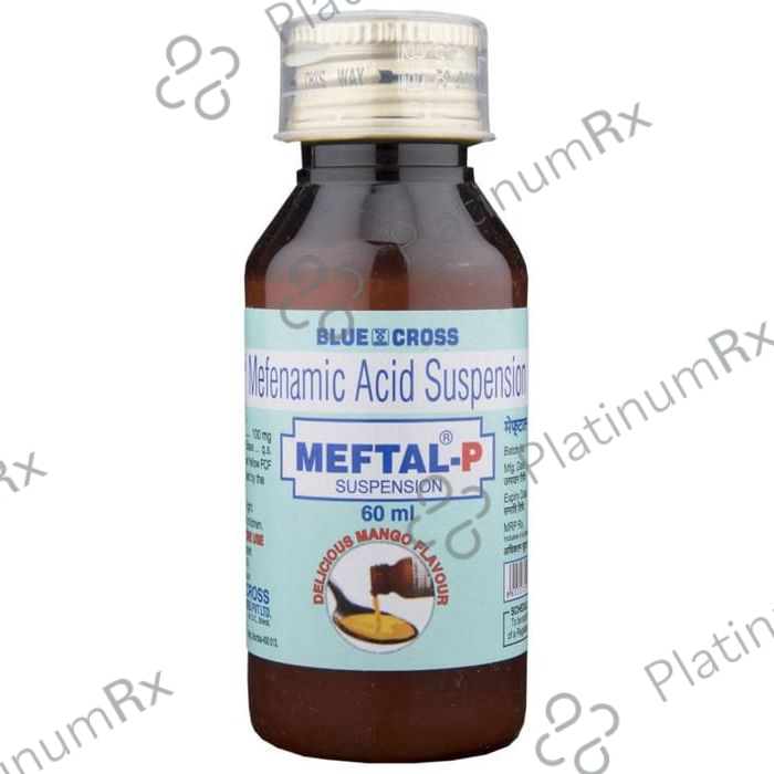 Meftal P 100mg Suspension 60ml