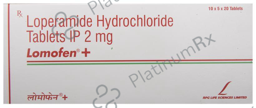 Lomofen Plus 2mg Tablet 20s