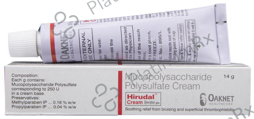 Hirudal 250IU Cream 14gm