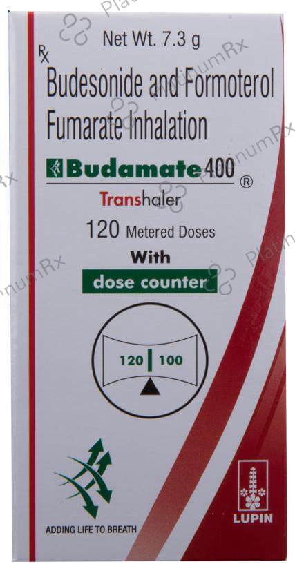 Budamate 400/6mcg Transhaler 120MDI