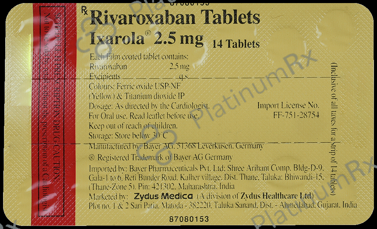 Ixarola 2.5mg Tablet