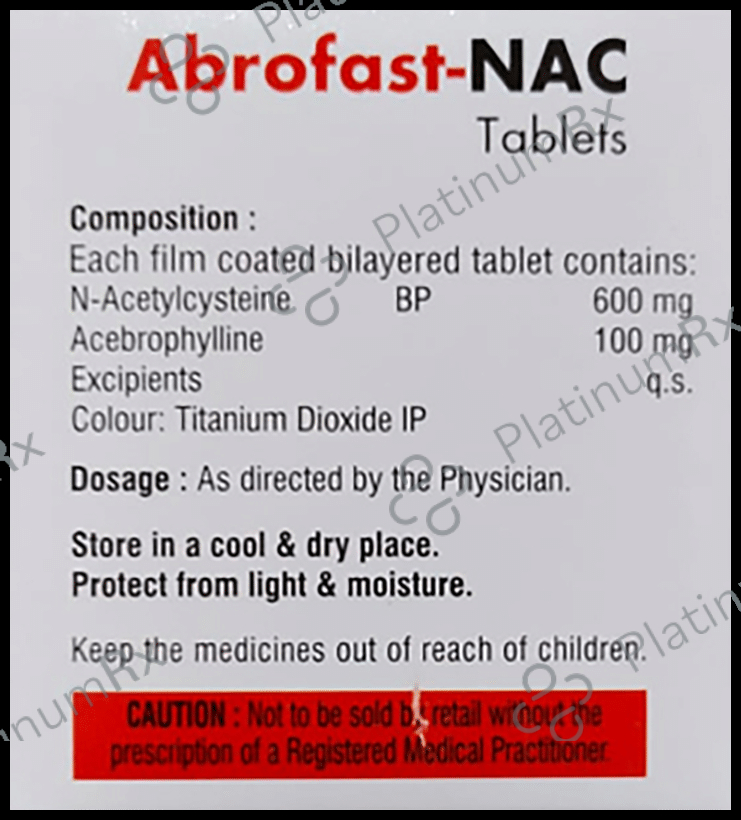 Abrofast-NAC Tablet