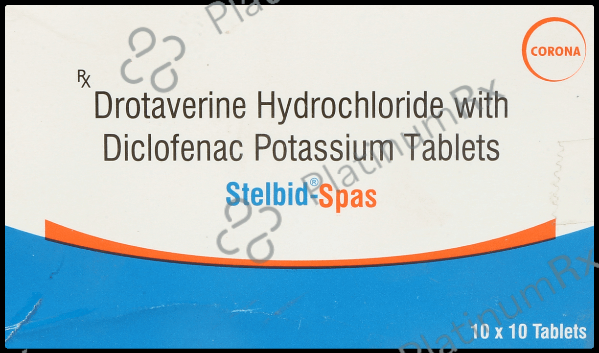 Stelbid Spas 80mg/50mg Tablet