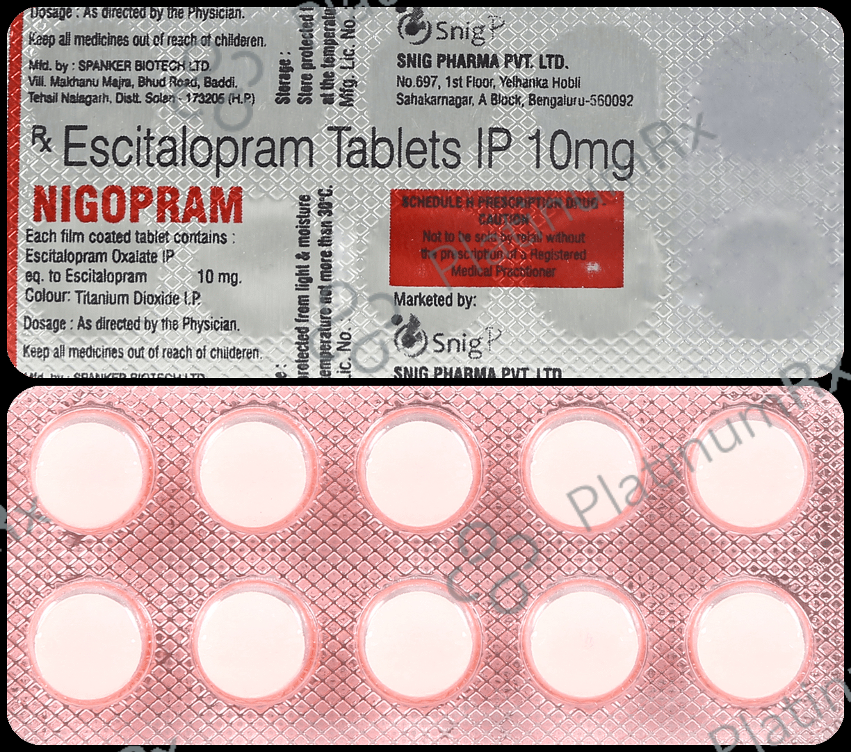 Nigopram 10mg Tablet 10s