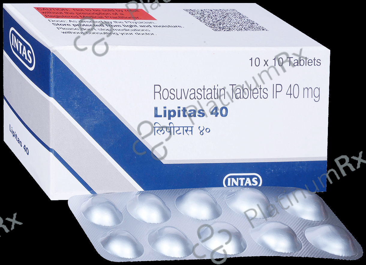 Lipitas 40mg Tablet 10s