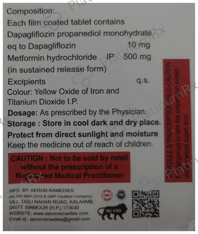 Dapazox M Tablet SR