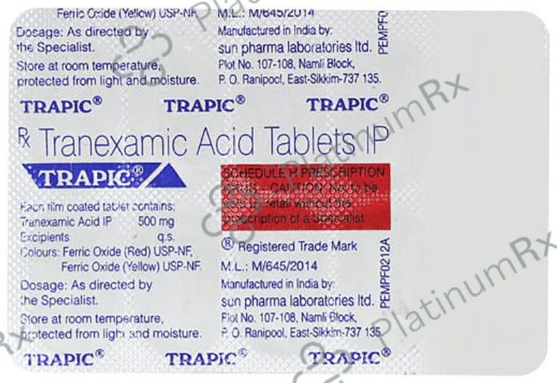 Trapic 500mg Tablet 10s