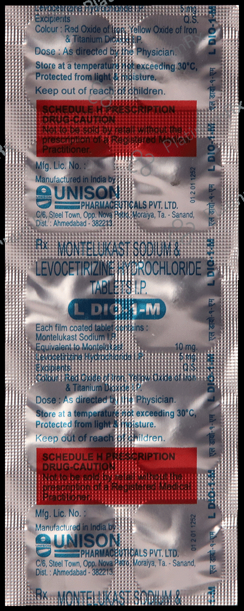 Ldio 1 M 5mg/10mg Tablet