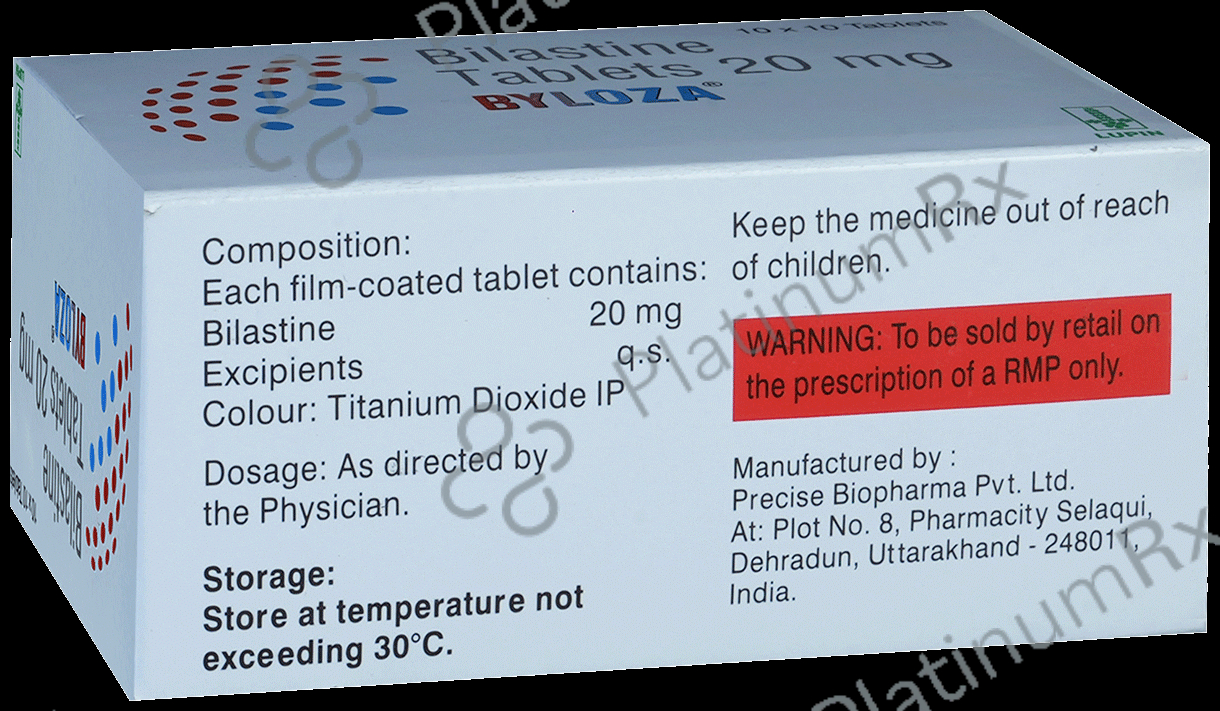 Byloza 20mg Tablet 10s