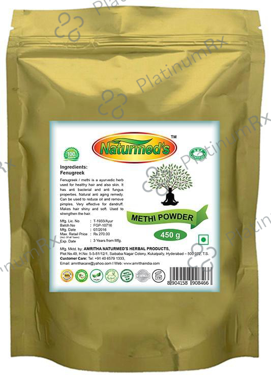 Naturmed's Methi Powder 450 gm
