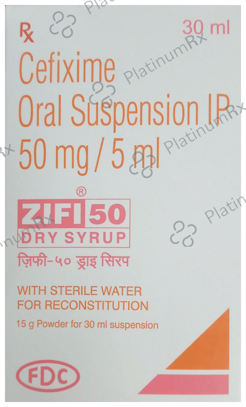 Zifi 50mg Dry Syrup 30ml