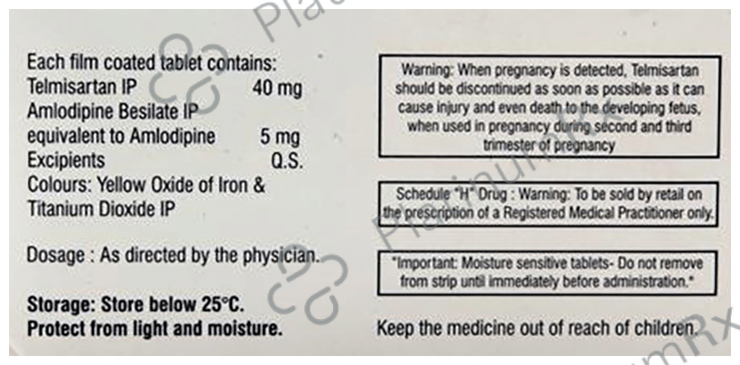 Cortel A 40/5mg Tablet 15s