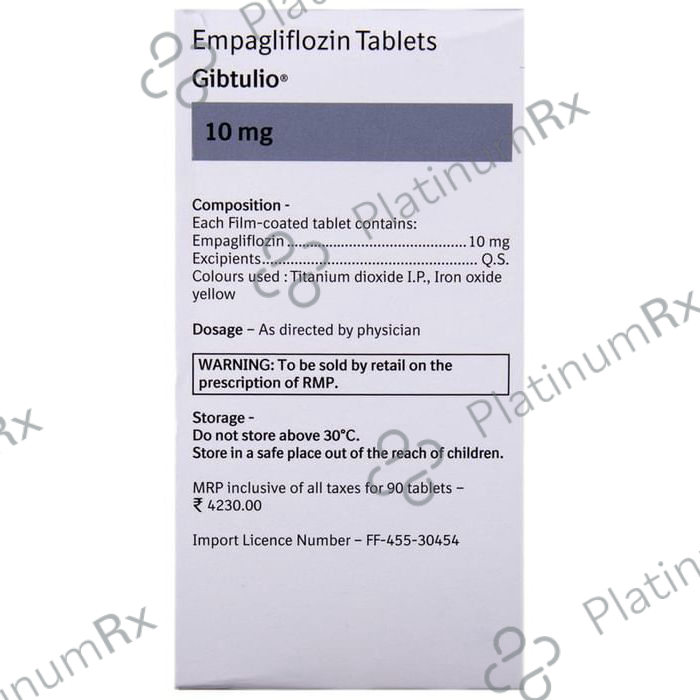 Gibtulio 10mg Tablet 10s