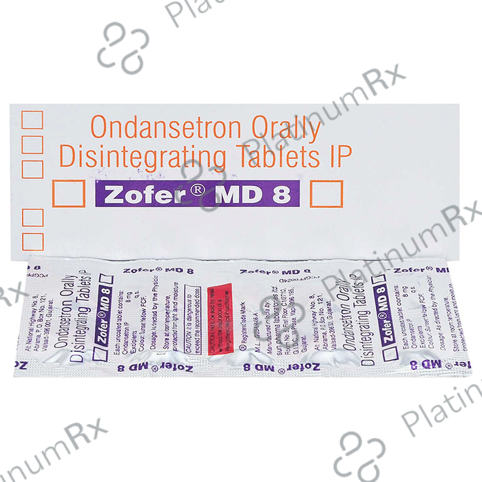 Zofer MD 8mg Tablet 10s