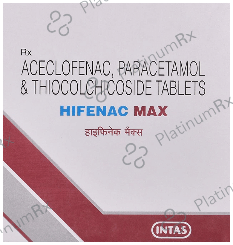 Hifenac Max 100/325/4mg Tablet 10s