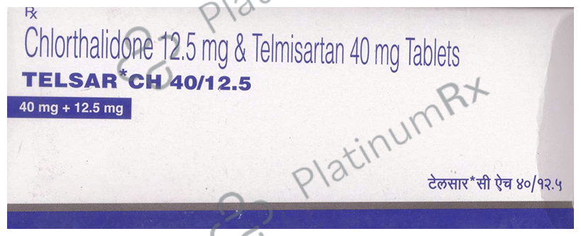 Telsar CH 12.5/40mg Tab 10s