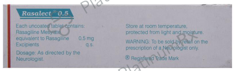 Rasalect 0.5mg Tablet 10s