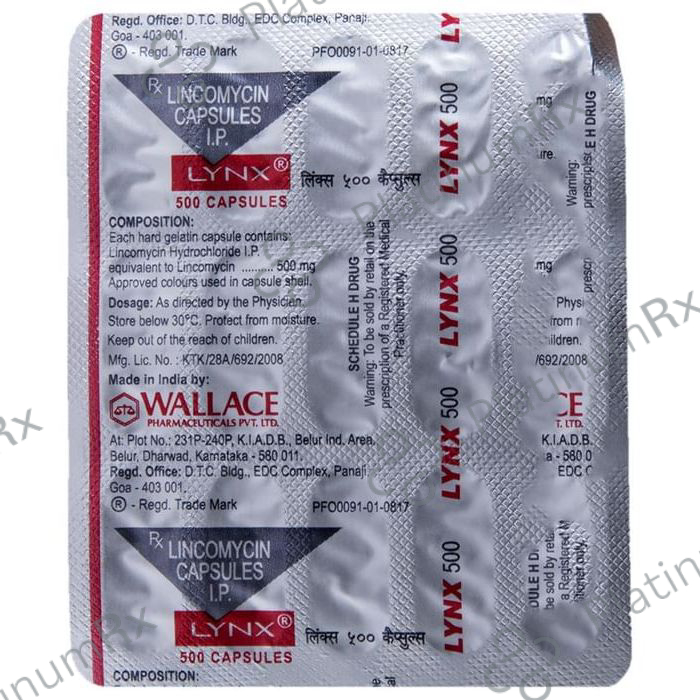 Lynx 500mg Capsule 15s