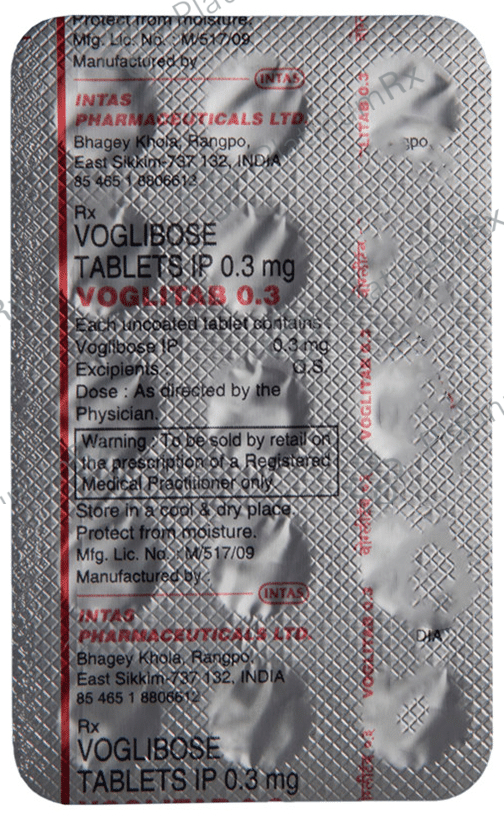 Voglitab 0.3mg Tablet 15s